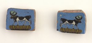 Mosaic Plaques of an Apis, or Sacred Bull of Memphis